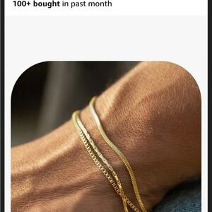 Elegant Gold and Silver Women's Bracelet Set